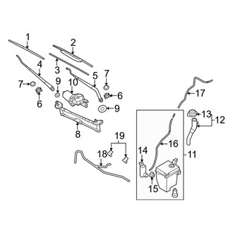 Kia OE - Windshield - Wiper & Washer Components