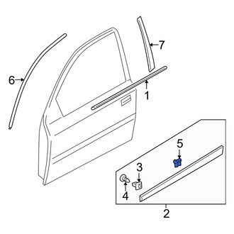 Kia OE - Door Molding Clip