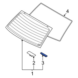 Kia OE - Back Glass Spacer