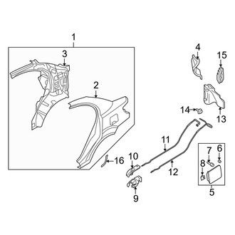 Kia OE - Quarter Panel - Exterior Trim