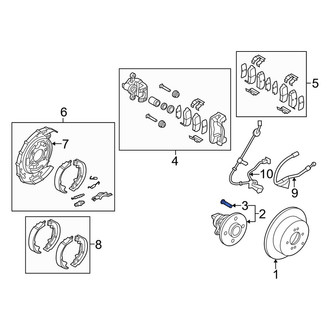 Kia OE - Rear Wheel Lug Stud