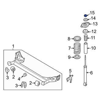 Kia OE - Suspension Shock Absorber Nut