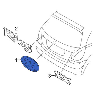 Kia OE - Rear Hatch Emblem