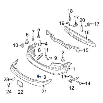 Kia OE - Rear Bumper Cover Retainer
