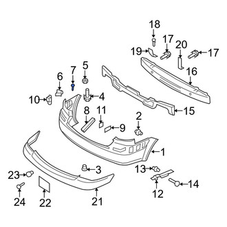 Kia OE - Fender Liner Retainer
