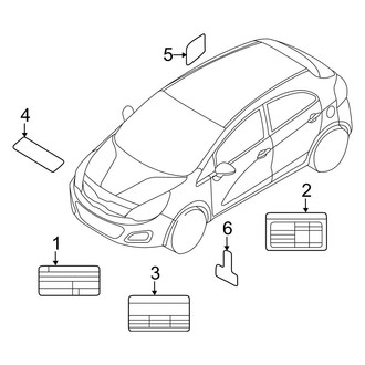 Kia OE - Information Labels - Labels