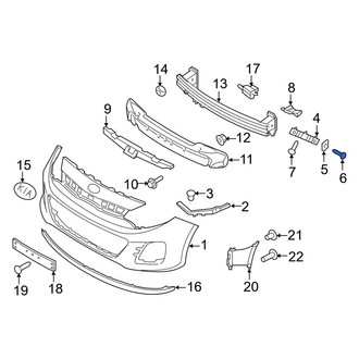 Kia OE - Bumper Cover Screw