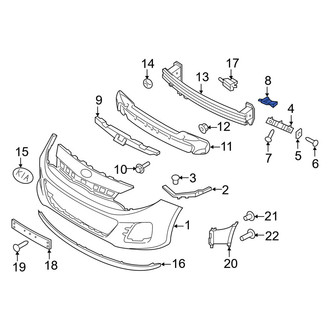 Kia OE - Front Left Bumper Cover Stay
