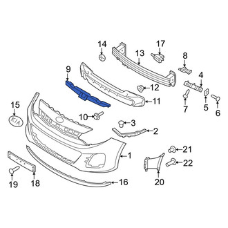 Kia OE - Front Bumper Cover Support Rail