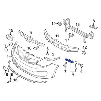 Kia OE - Front Left Bumper Guide