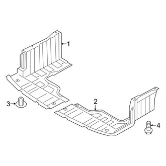 Kia OE - Radiator Support - Under Cover & Splash Shields