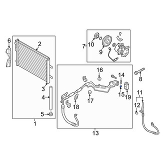Kia OE - Upper A/C Refrigerant Line O-Ring