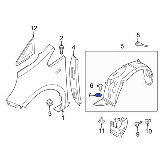 Kia OE - Fender Liner Washer