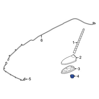 Kia OE - Radio Antenna Base Nut