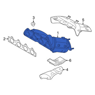 Kia OE - Catalytic Converter with Integrated Exhaust Manifold