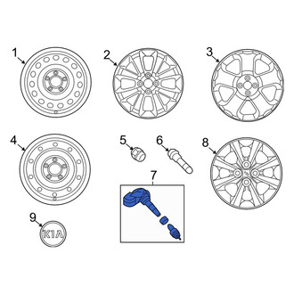 Kia OE - Tire Pressure Monitoring System (TPMS) Sensor