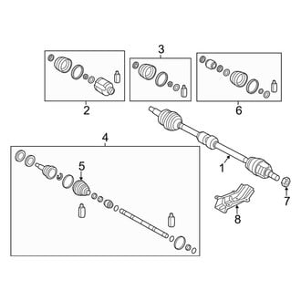 Kia OE - Front Suspension - Drive Axles
