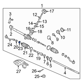 Kia OE - Rack and Pinion Bellows Clamp