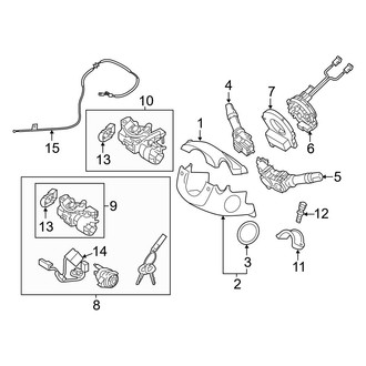 Kia OE - Steering Column - Shroud, Switches & Levers
