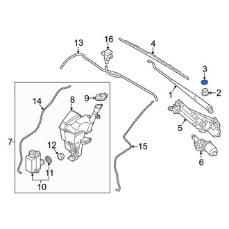Kia OE - Wiper Arm Cap