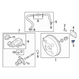 Kia OE - Power Brake Booster Cotter Pin
