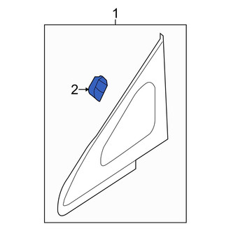 Kia OE - Vent Window Glass Nut