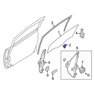 Kia OE - Front Window Regulator Rail