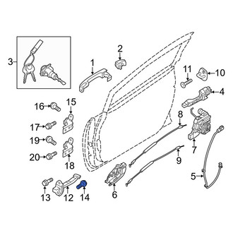 Kia OE - Door Check Bolt