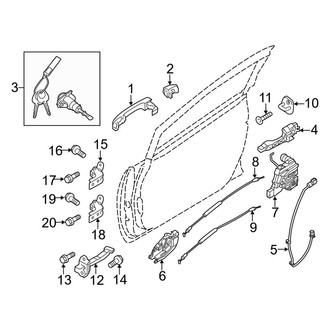 Kia OE - Front Door - Lock & Hardware