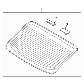 Kia OE - Back Glass (EX / LX / SX Sedan)