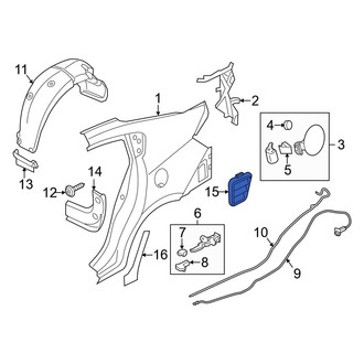 Kia OE - Rear Left Quarter Panel Vent