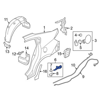 Kia OE - Rear Fuel Door Release Handle