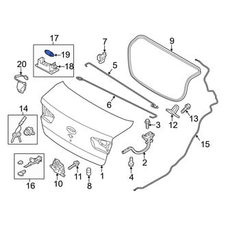 Kia OE - Rear Trunk Light Bulb