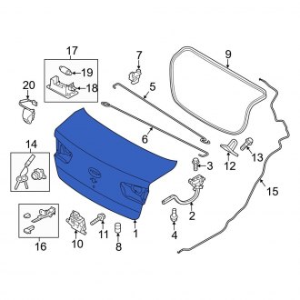 Kia Rio Replacement Trunk Lids — CARiD.com