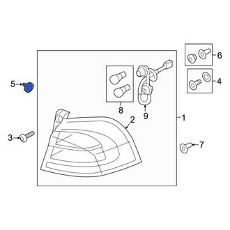 Kia OE - Tail Light Clip