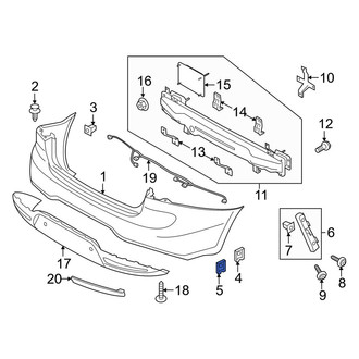 Kia OE - Wheel Arch Molding Nut
