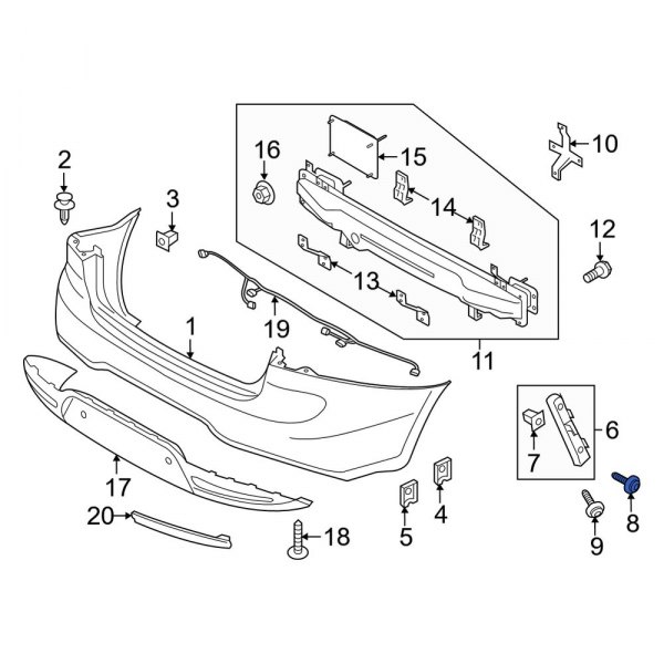 Bumper Guide Screw