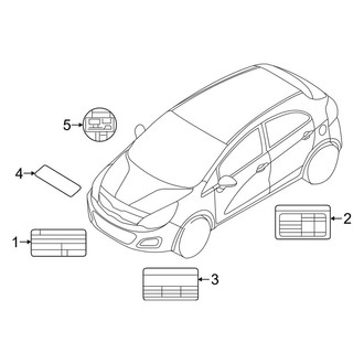Kia OE - Information Labels - Labels