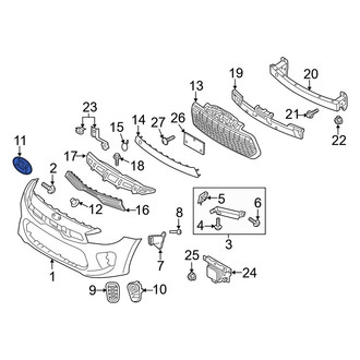 Kia OE - Front Bumper Cover Emblem