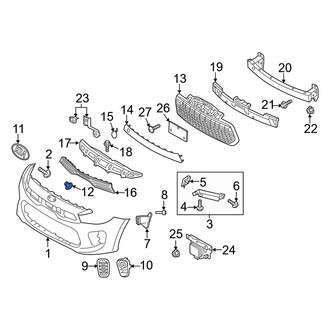 Kia OE - Bumper Cover Emblem Nut