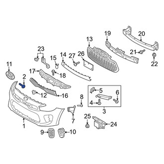 Kia OE - Bumper Cover Screw