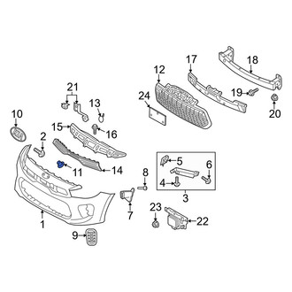 Kia OE - Bumper Cover Emblem Nut