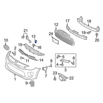 Kia OE - Front Tow Hook Cover