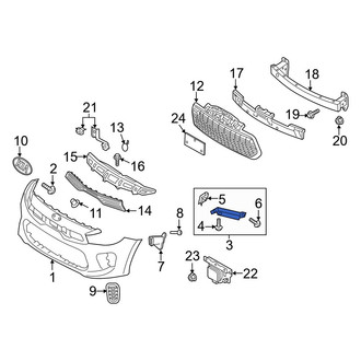 Kia OE - Front Left Bumper Cover Bracket