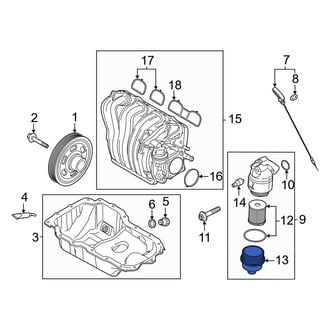 Kia OE - Engine Oil Filter Housing Cover
