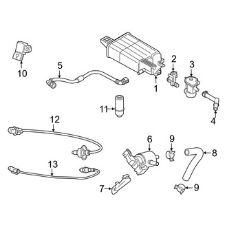 Kia OE - Emission System - Emission Components (LX / S Sedan)