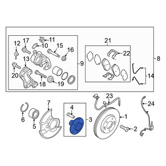 Kia OE - Front Wheel Hub