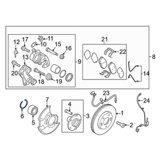 Kia OE - Wheel Bearing Snap Ring