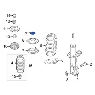 Kia OE - Front Suspension Strut Bearing