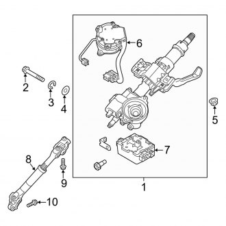 2022 Kia Rio Steering Columns, Shafts & Parts — CARiD.com